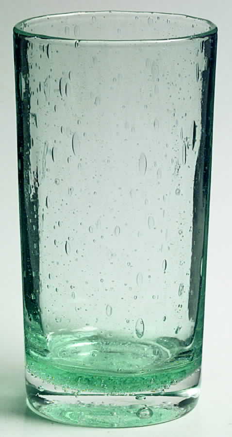 Bubble Glass Aqua Highball Glass by Puccinelli-1