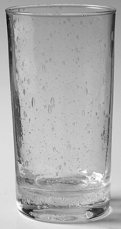 Bubble Glass Clear Highball Glass by Puccinelli-1