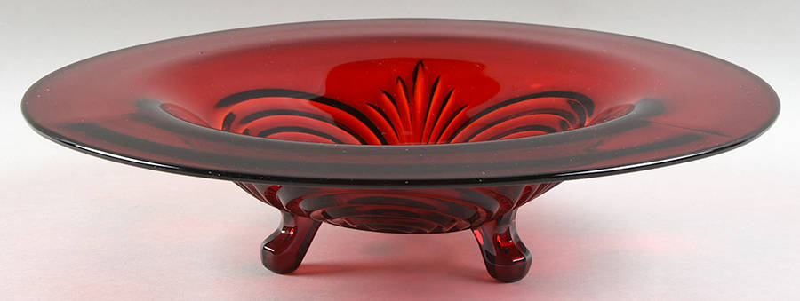 Largo Ruby 13" Centerpiece by Paden City-1