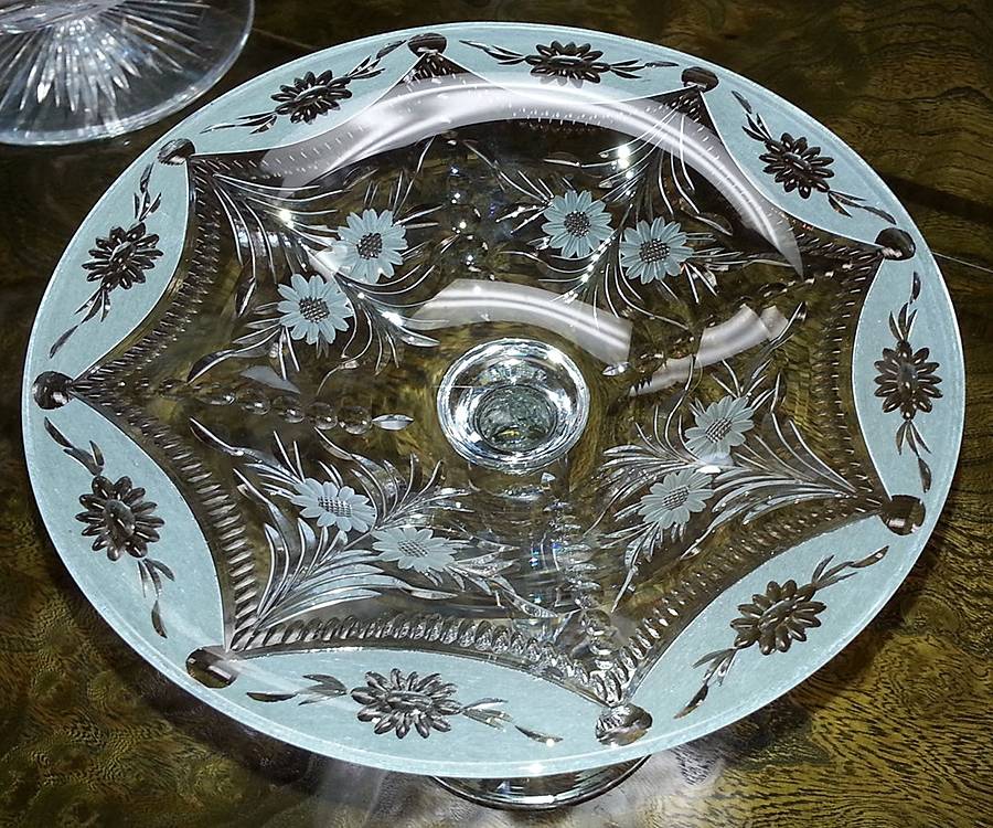 Wickham Tall Compote by Pairpoint-Gunderson Crystal-1