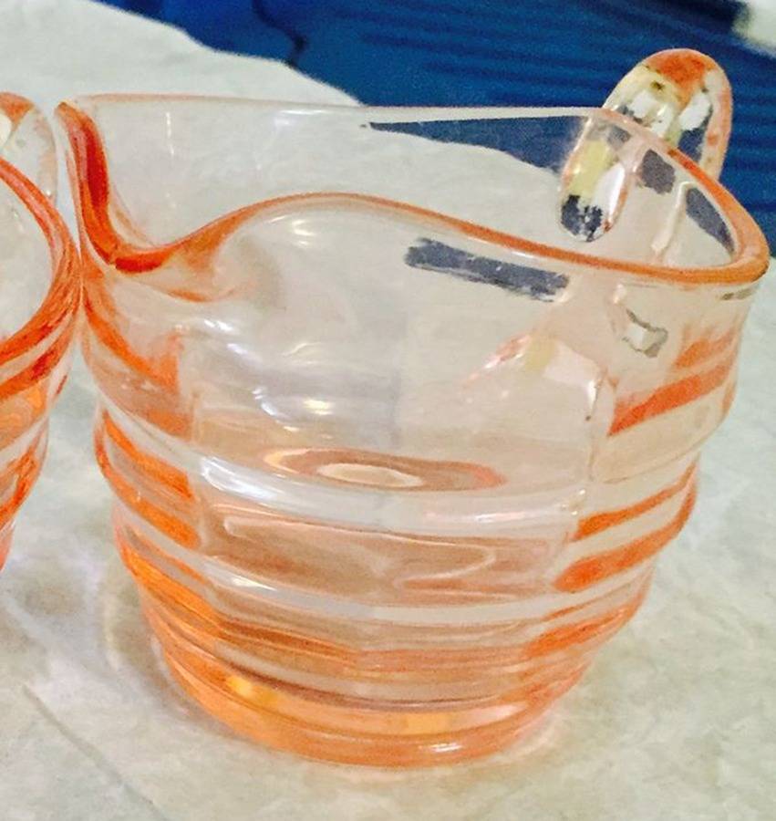 Party Line Pink Creamer by Paden City-1
