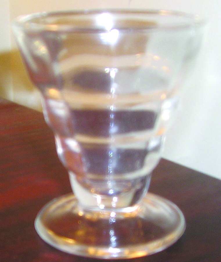 Party Line Clear Juice Glass by Paden City-1
