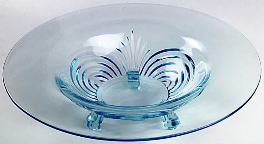Largo Blue 12" Centerpiece by Paden City-1