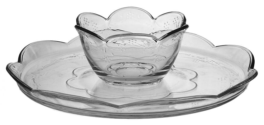 Blossom Chip & Dip Set by Pfaltzgraff-1