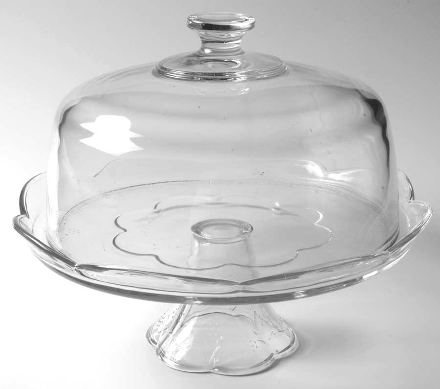 Blossom 12" Pedestal Cake Stand & Dome by Pfaltzgraff-1