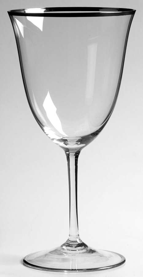 Platinum Grace Water Goblet by Poschinger-1