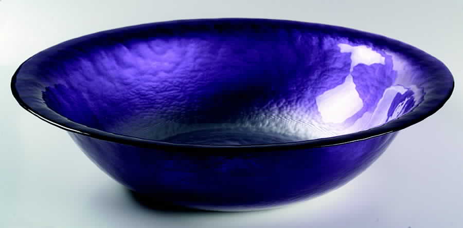 Pearlescent Aubergine and Silver 15" Centerpiece by Portmeirion-1