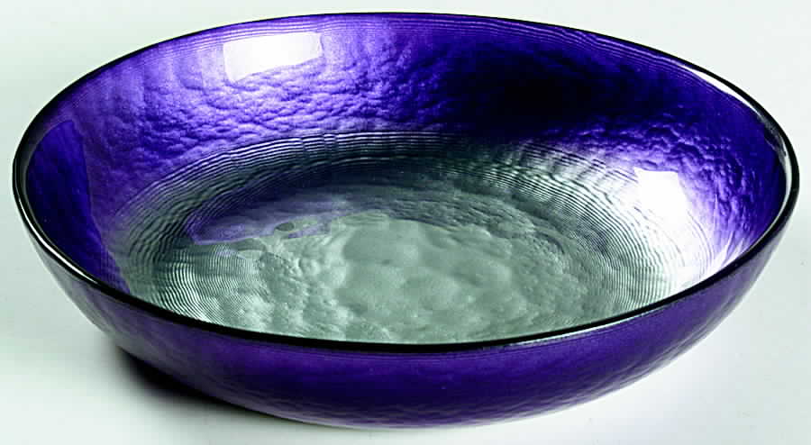 Pearlescent Aubergine and Silver Cereal Bowl by Portmeirion-1