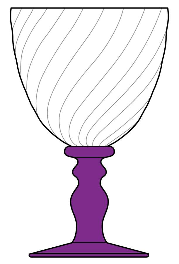 Palmyre Amethyst Water Goblet by Portieux-1