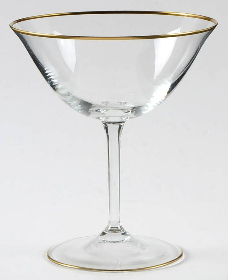 Elsa Gold Champagne/Tall Sherbet by Poschinger-1