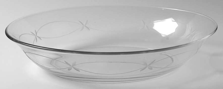Contemporary Elegance 10" Shallow Round Bowl by Princess House-1