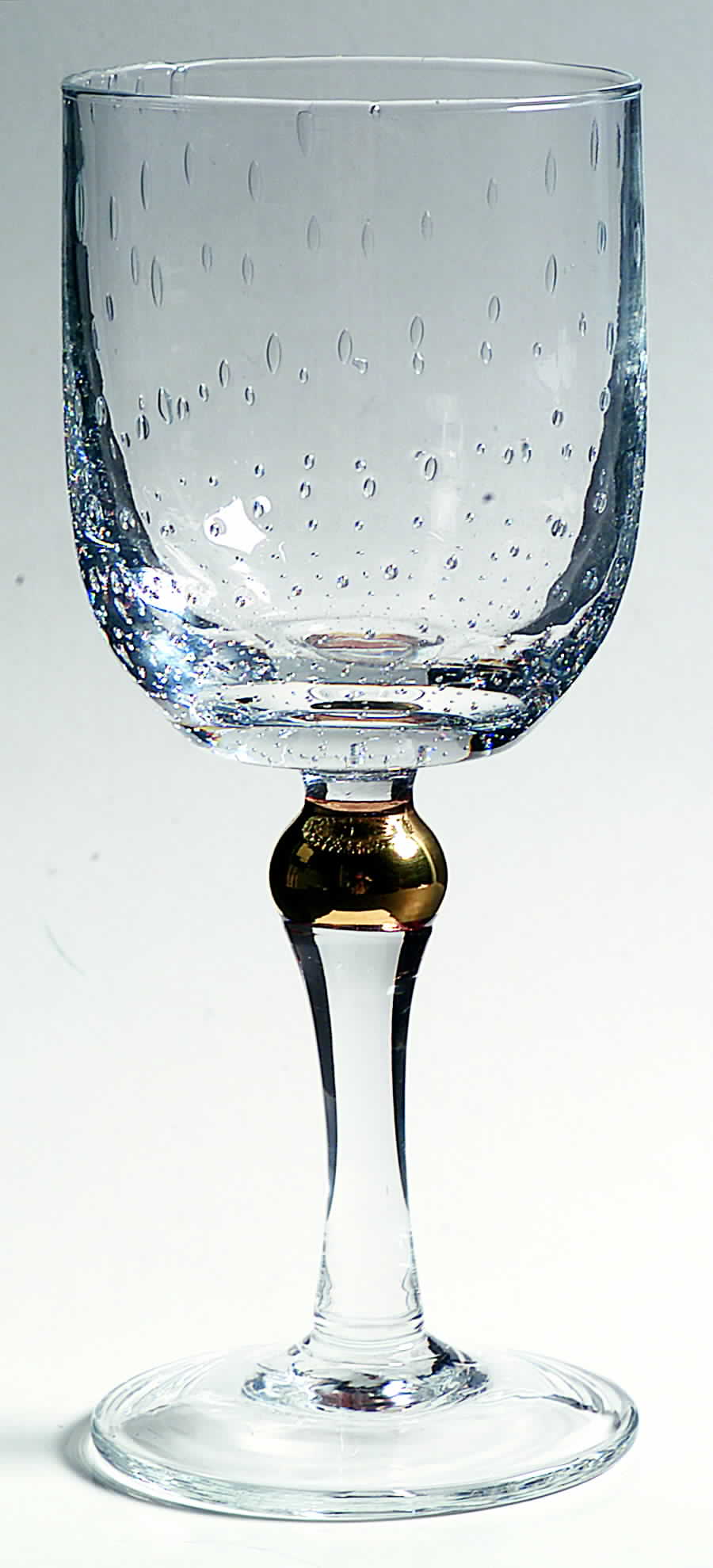 Gold Ball Water Goblet by Puccinelli-1