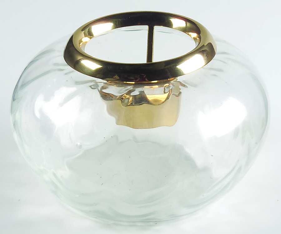 Optic Waves (2 Piece) Tea Light Candleholder by Princess House-1