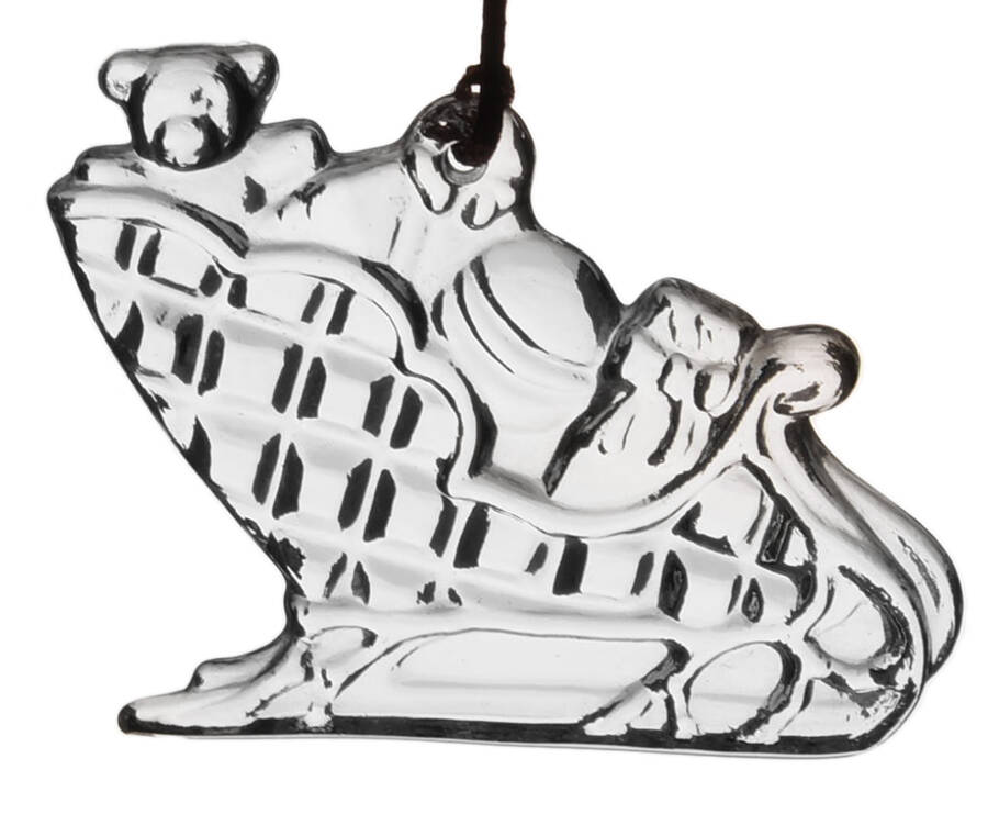 Princess House Christmas Ornament Sleigh - Boxed by Princess House-1