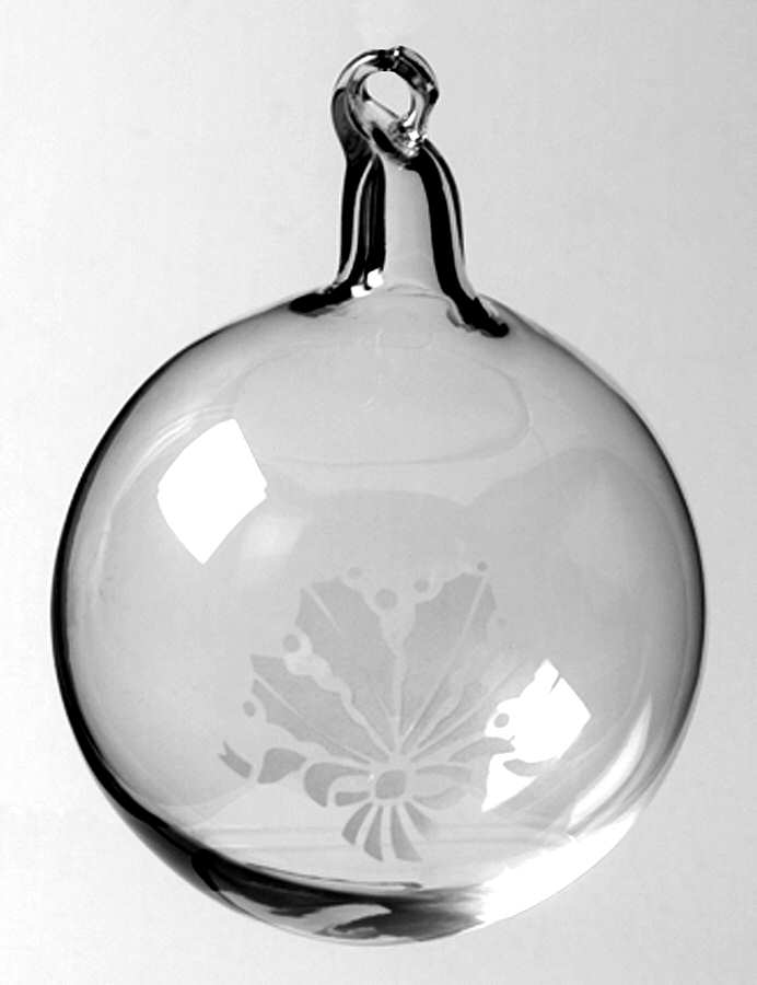 Princess House Christmas Ornament Ball-Holly  - No Box by Princess House-1