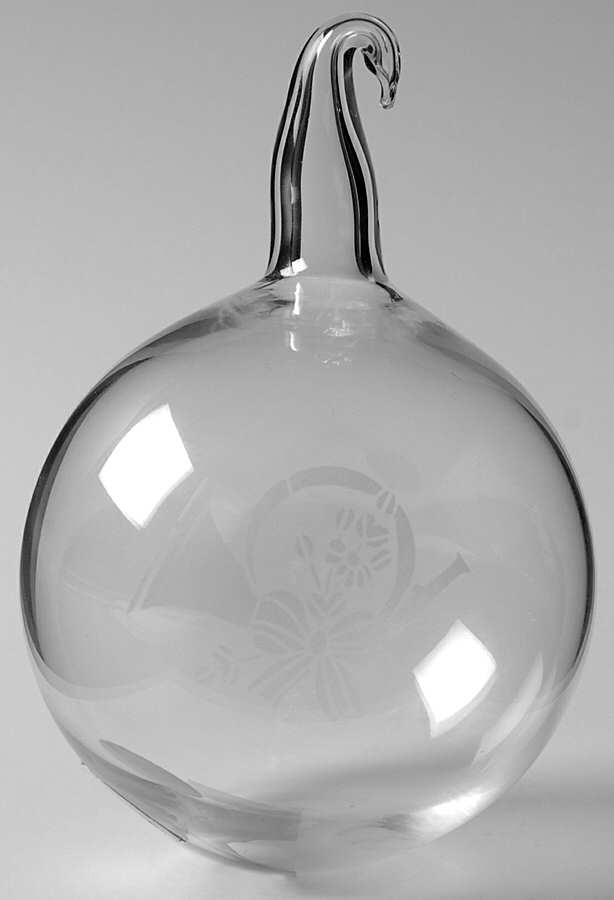 Princess House Christmas Ornament Ball- French Horn - Boxed by Princess House-1