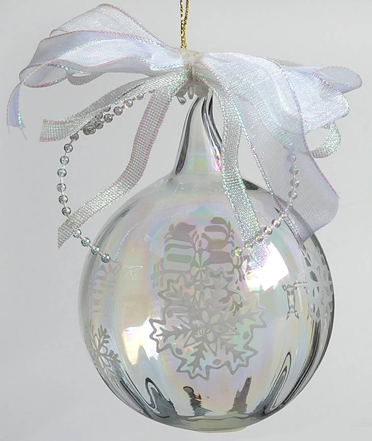Princess House Christmas Ornament Ball-Snowflake  - No Box by Princess House-1