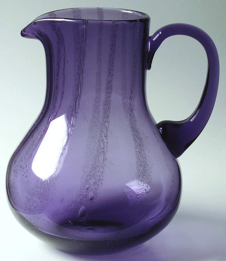 Bubbleglass Amethyst 64 Oz Pitcher by Portmeirion-1