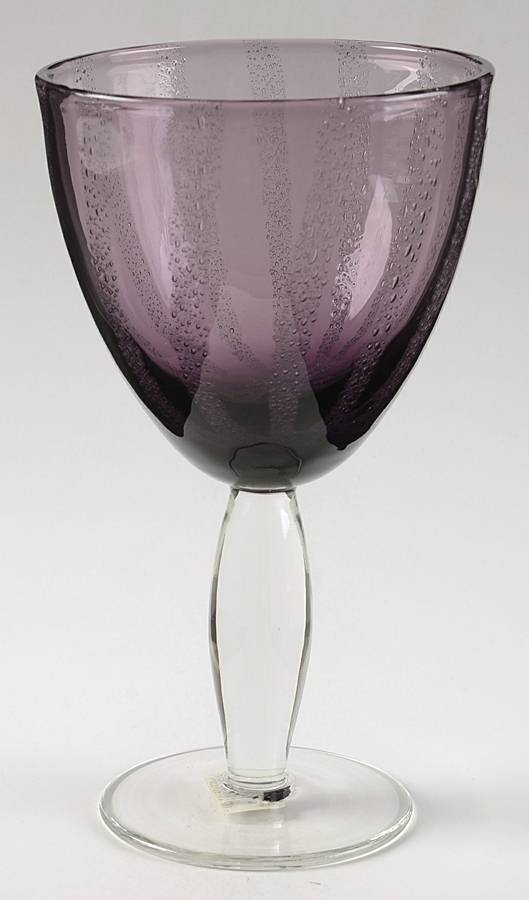 Bubbleglass Amethyst Oversize Goblet by Portmeirion-1