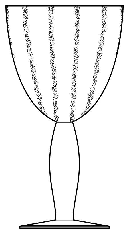 Bubbleglass Water Goblet by Portmeirion-1