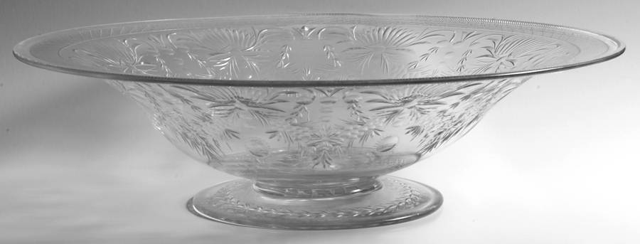 Buckingham 16" Footed Console Bowl by Pairpoint-Gunderson Crystal-1