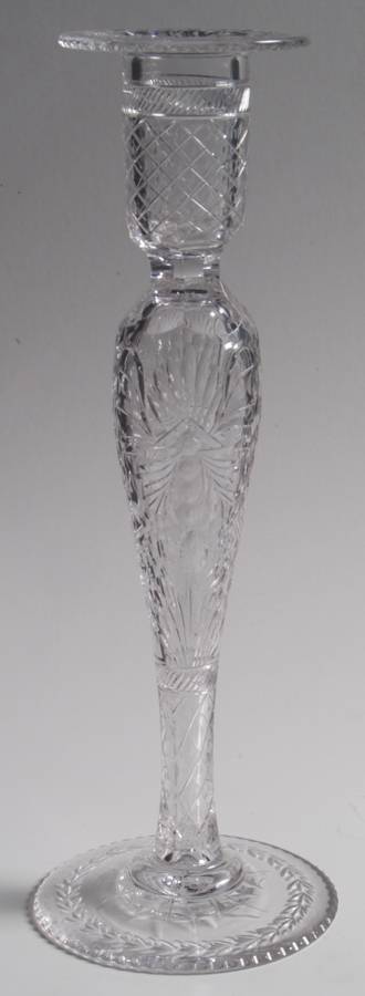 Buckingham 10" Tall Single Light Candlestick by Pairpoint-Gunderson Crystal-1