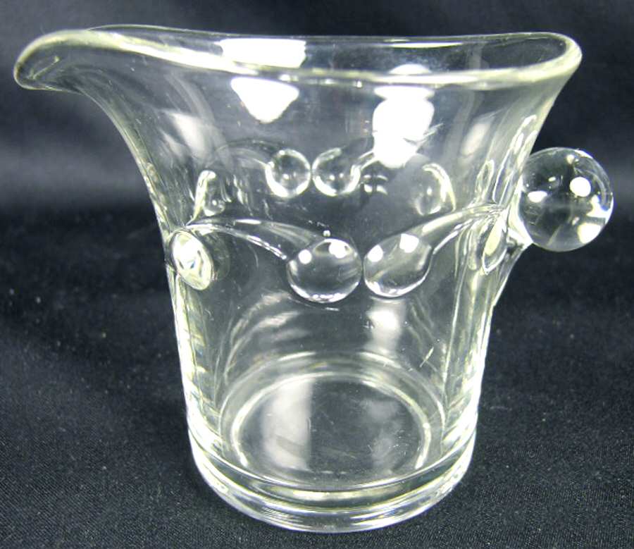 Comet Clear Creamer by Paden City-1