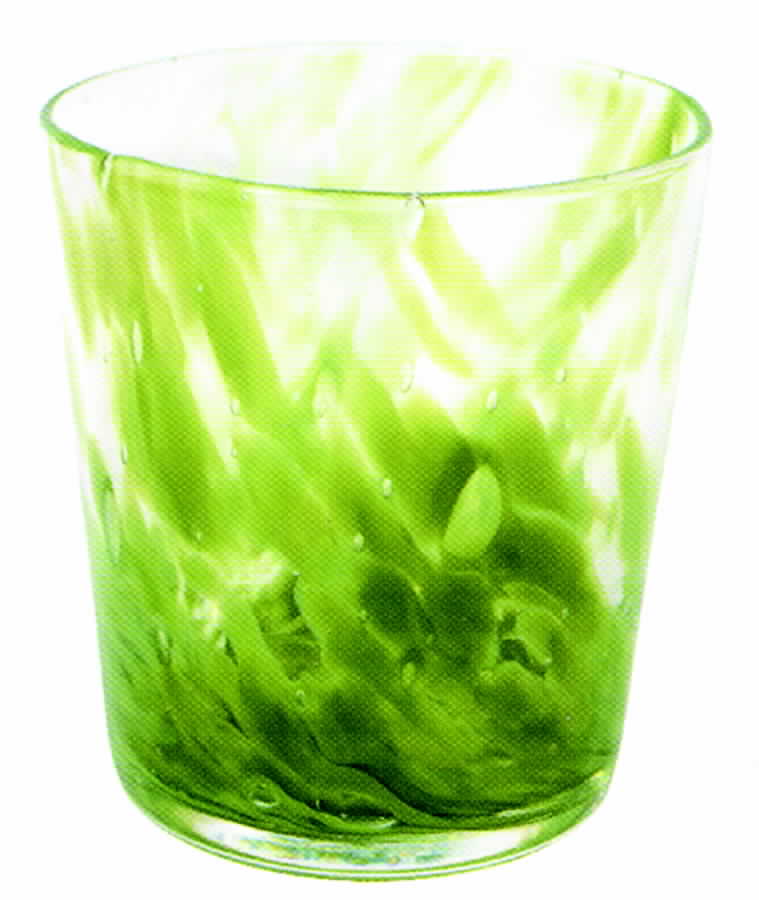Confetti Verde (Green) Double Old Fashioned by Presentense-1