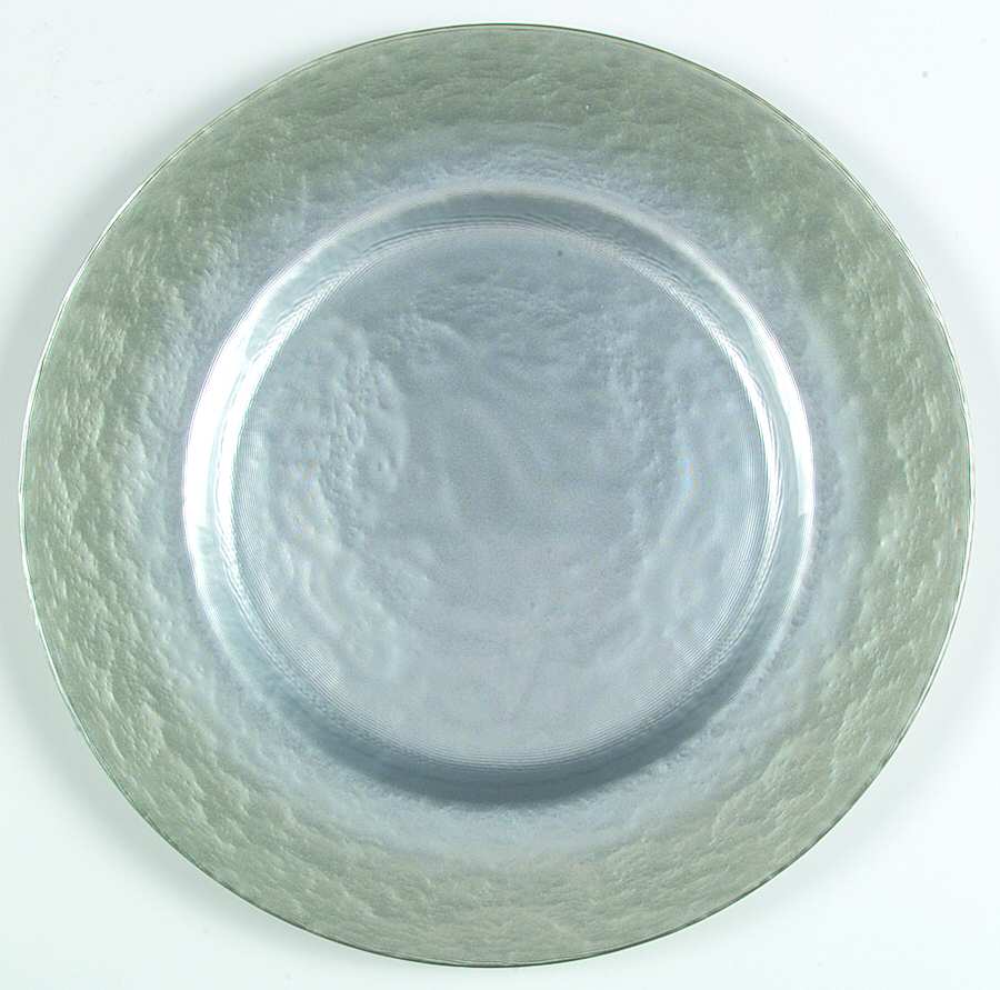 Pearlescent Sage and Silver Service Plate by Portmeirion-1