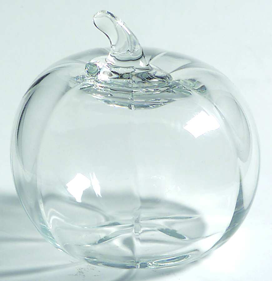 Animals & Figurines Clear Pumpkin by Princess House-1