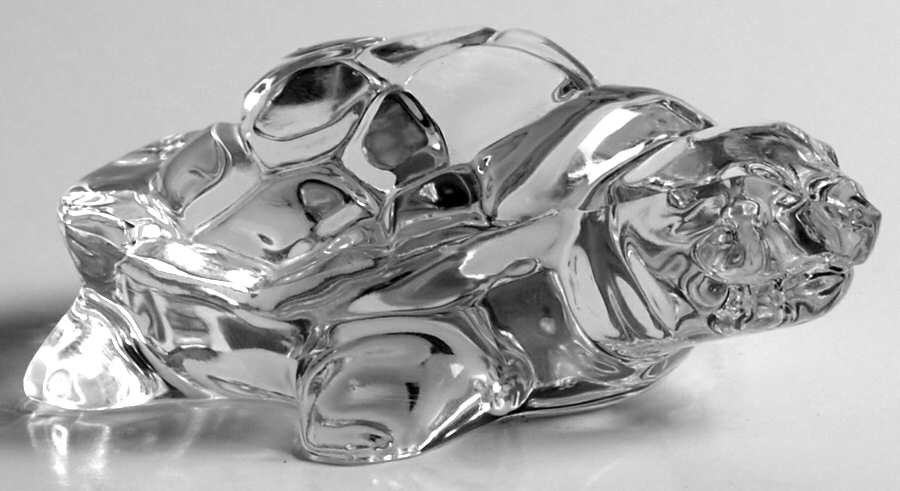 Animals & Figurines Clear Turtle by Princess House-1