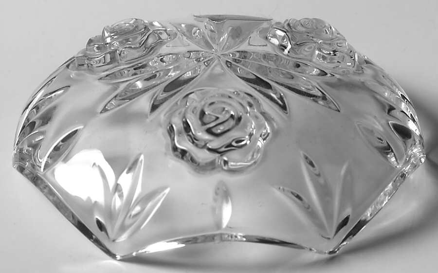 American Rose Lid for Vanity Box by Princess House-1