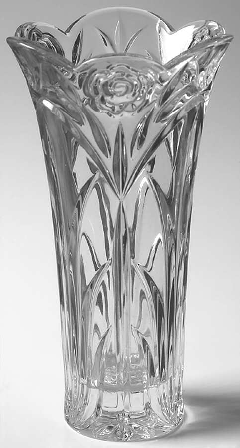 American Rose 9" Flower Vase by Princess House-1