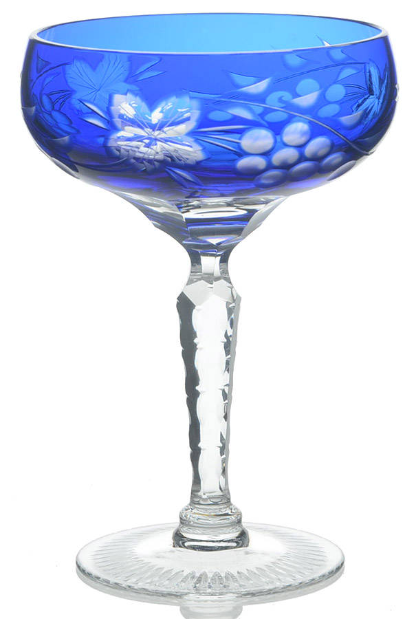 PAS2 Cobalt Blue Champagne/Tall Sherbet by Pasco (Importer)-1