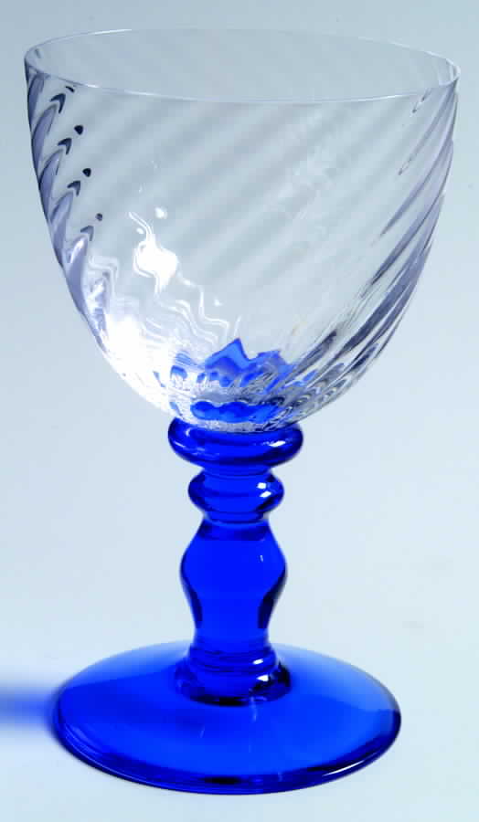 Palymre Cobalt Water Goblet by Portieux-1