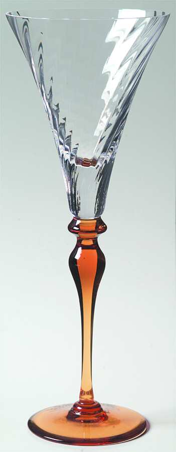 Palmyre Amber Fluted Champagne by Portieux-1