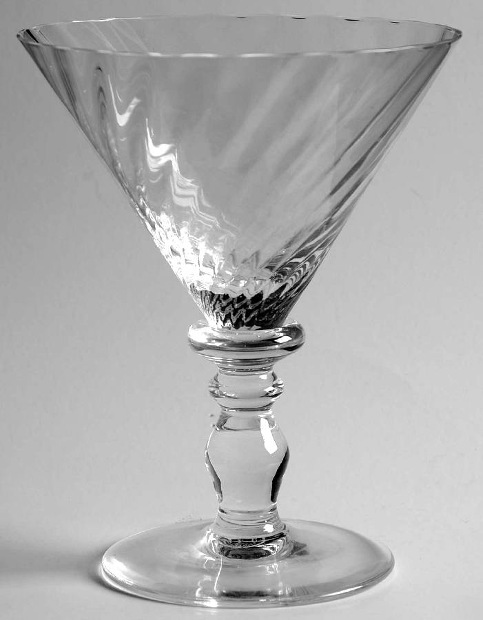 Palmyre Clear Martini Glass by Portieux-1