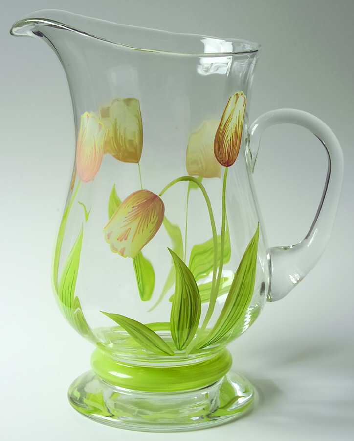Cottage Tulip 80 Oz Pitcher by Princess House-1