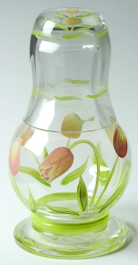 Cottage Tulip (2 Piece) Nite Set (Carafe & Tumbler) by Princess House-1