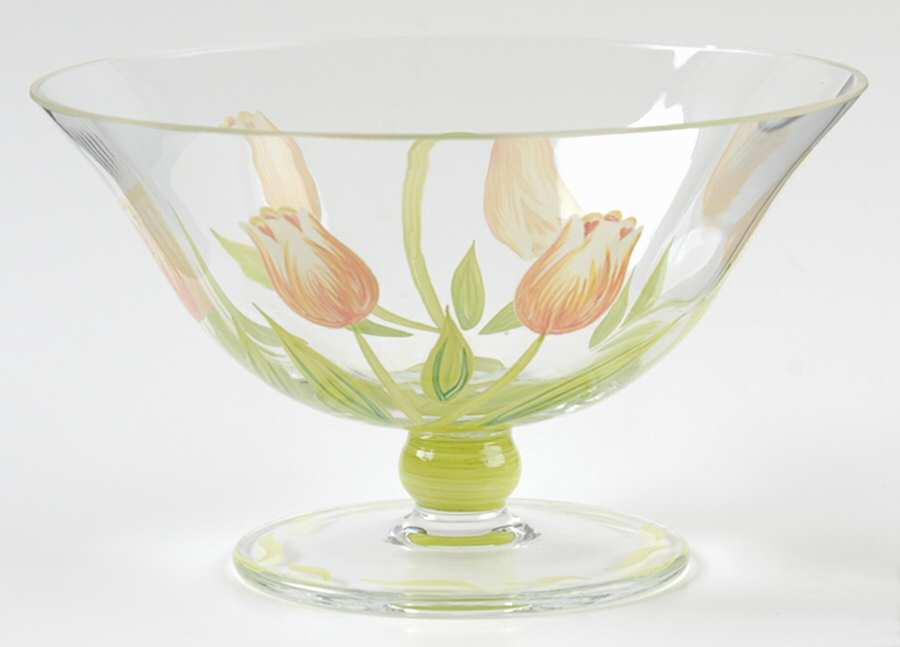 Cottage Tulip Footed Dessert by Princess House-1