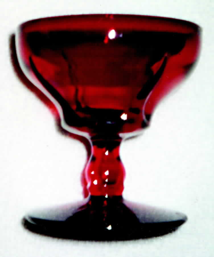 Spire Ruby Champagne/Tall Sherbet by Paden City-1