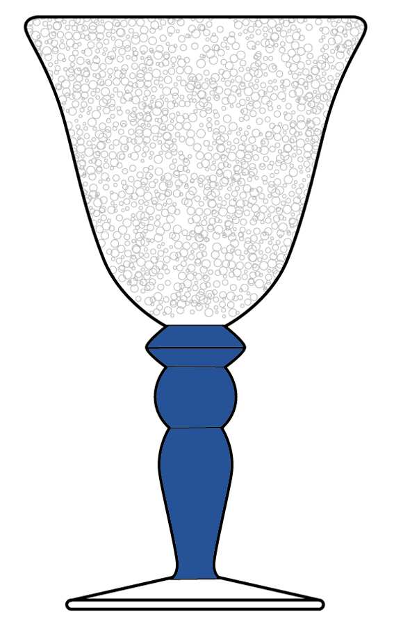 PBY6 Blue Water Goblet by Pottery Barn-1