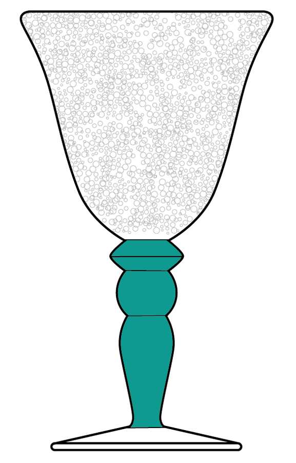 PBY6 Green Water Goblet by Pottery Barn-1
