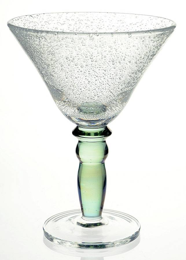 PBY6 Green Champagne/Tall Sherbet by Pottery Barn-1