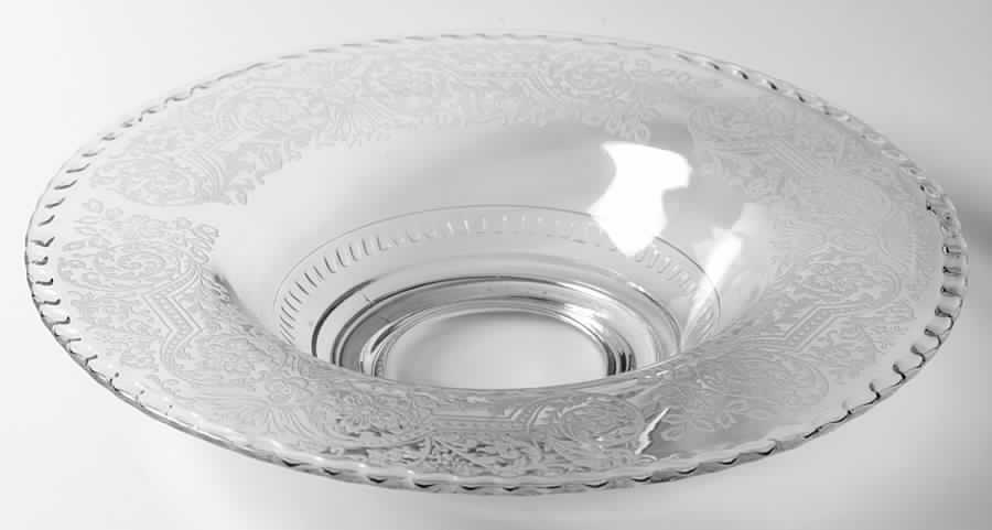 Irwin Clear 12" Flared Bowl by Paden City-1