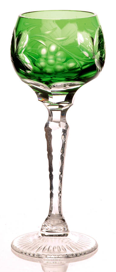 PAS2 Emerald Green Cordial Glass by Pasco (Importer)-1