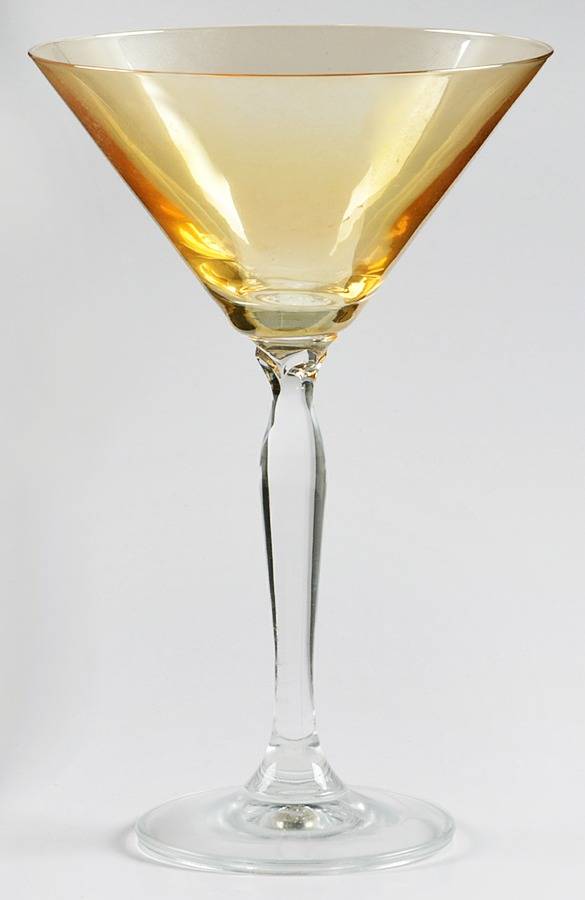 P1C1 Amber Martini Glass by Pier 1-1