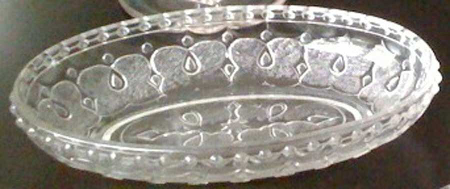 Loop and Dart with Round Ornaments Pickle Dish by Portland-1