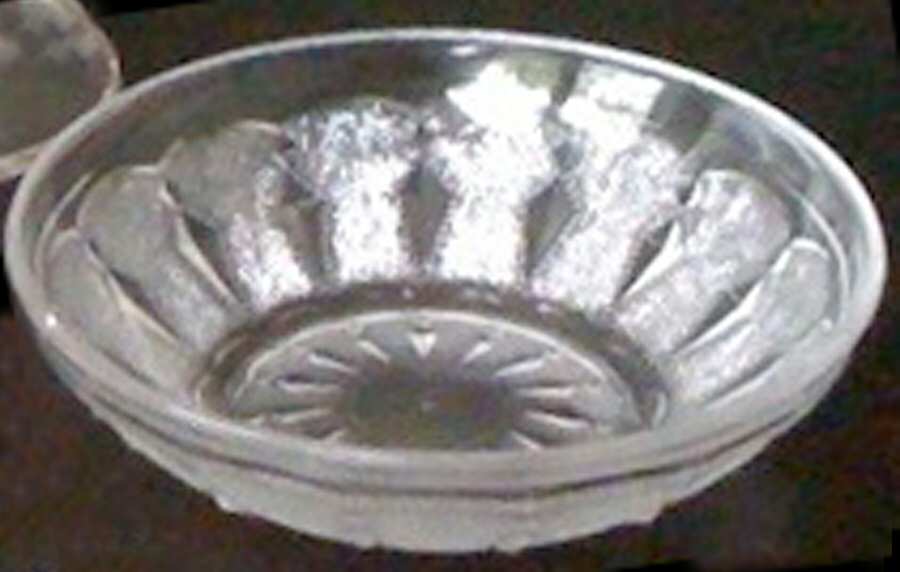 Loop and Dart with Round Ornaments Small Fruit Dessert Bowl by Portland-1