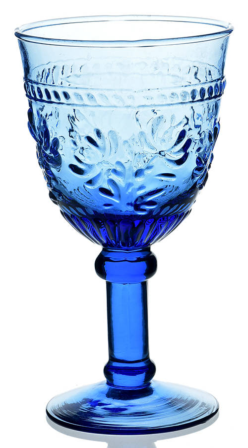 American Originals Blue Water Goblet by Pfaltzgraff-1